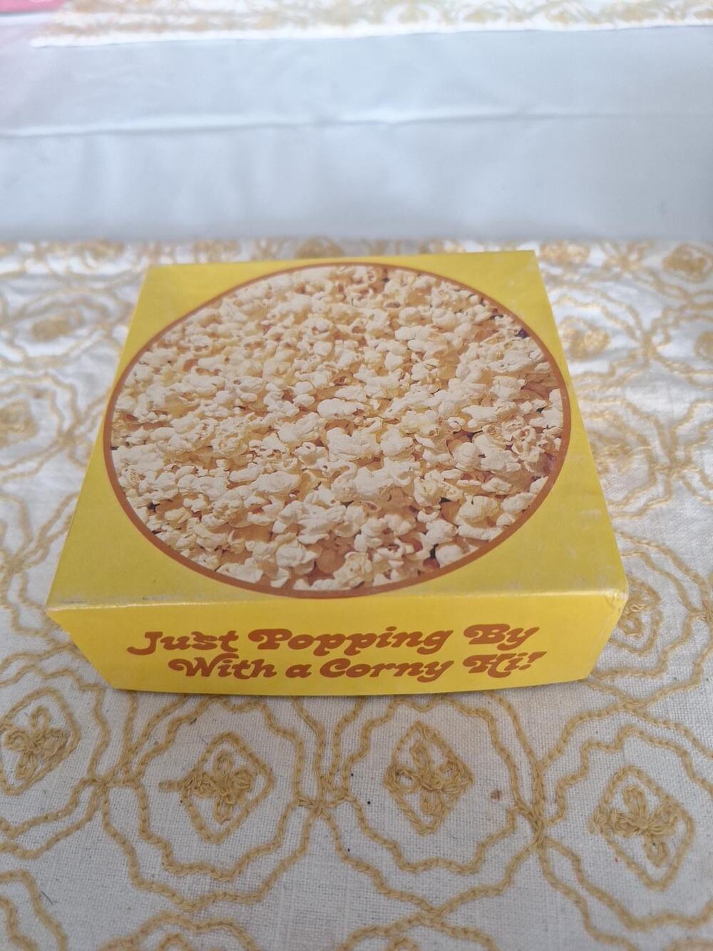 Vintage Springbok Mini Jigsaw Puzzle Popcorn Corny Hi 66Pc Complete Hallmark USA